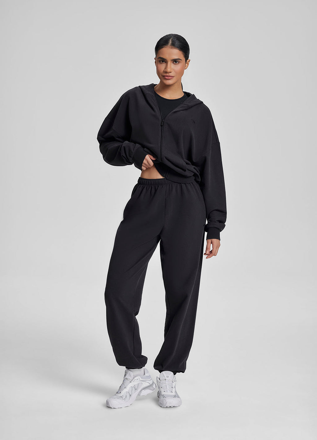Jogging ample, confortable et extensible à la taille