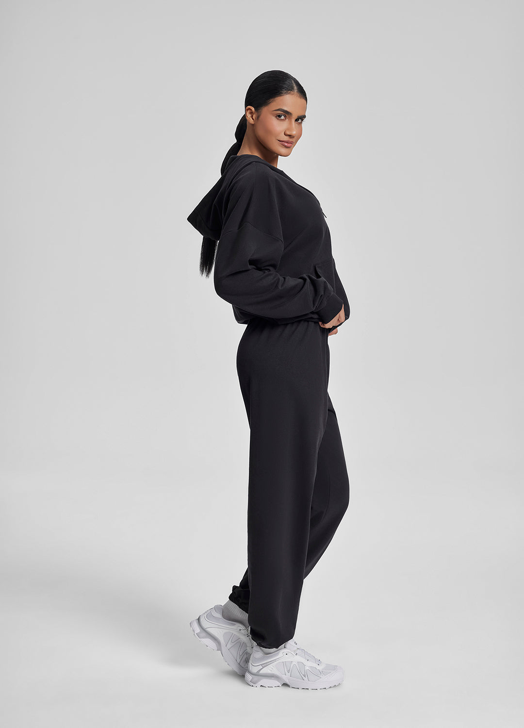 Jogging ample, confortable et extensible à la taille