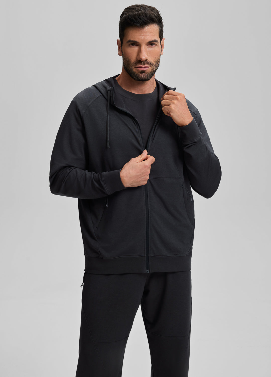 Sweat à capuche zippé