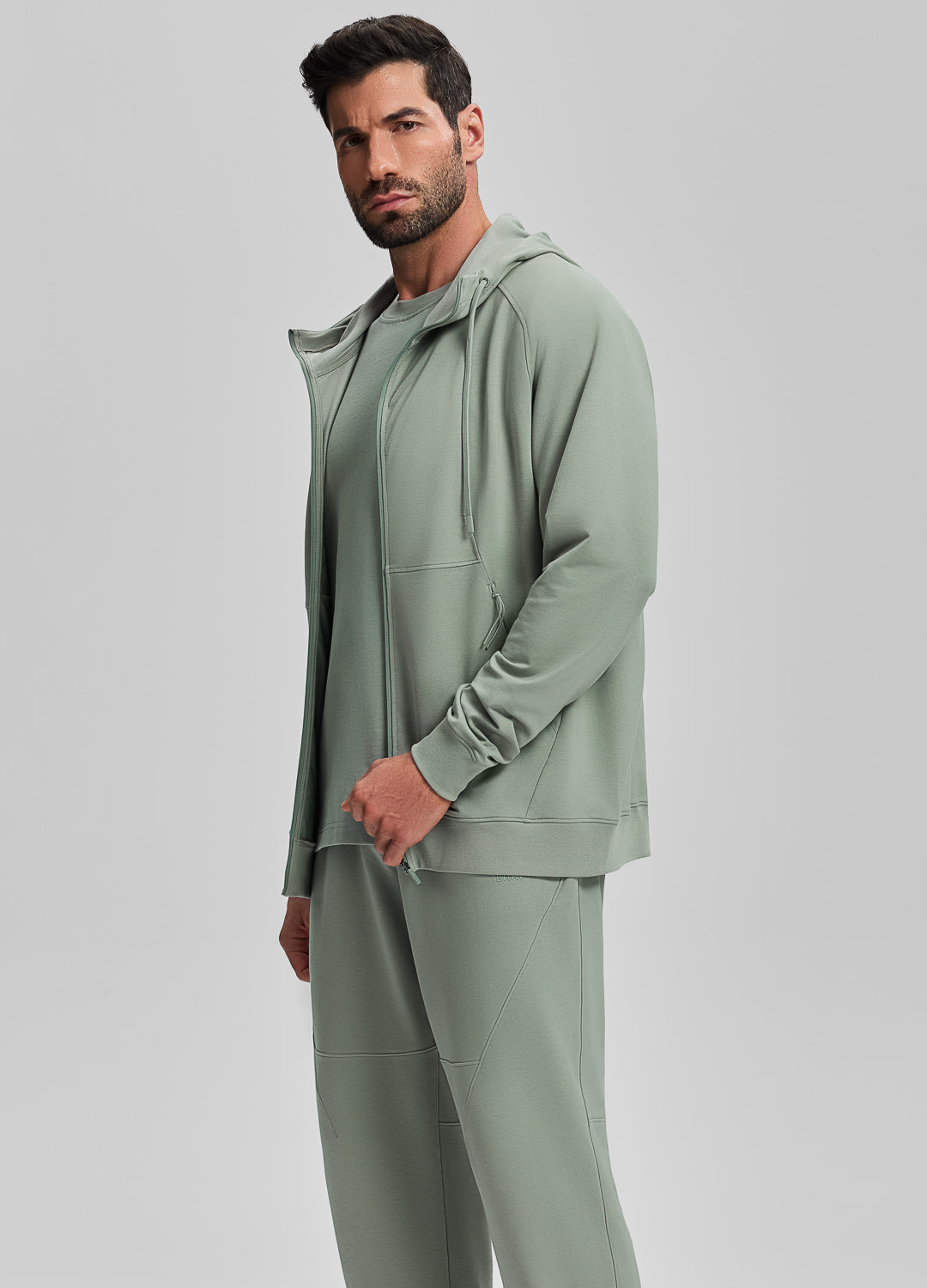 Sweat à capuche zippé