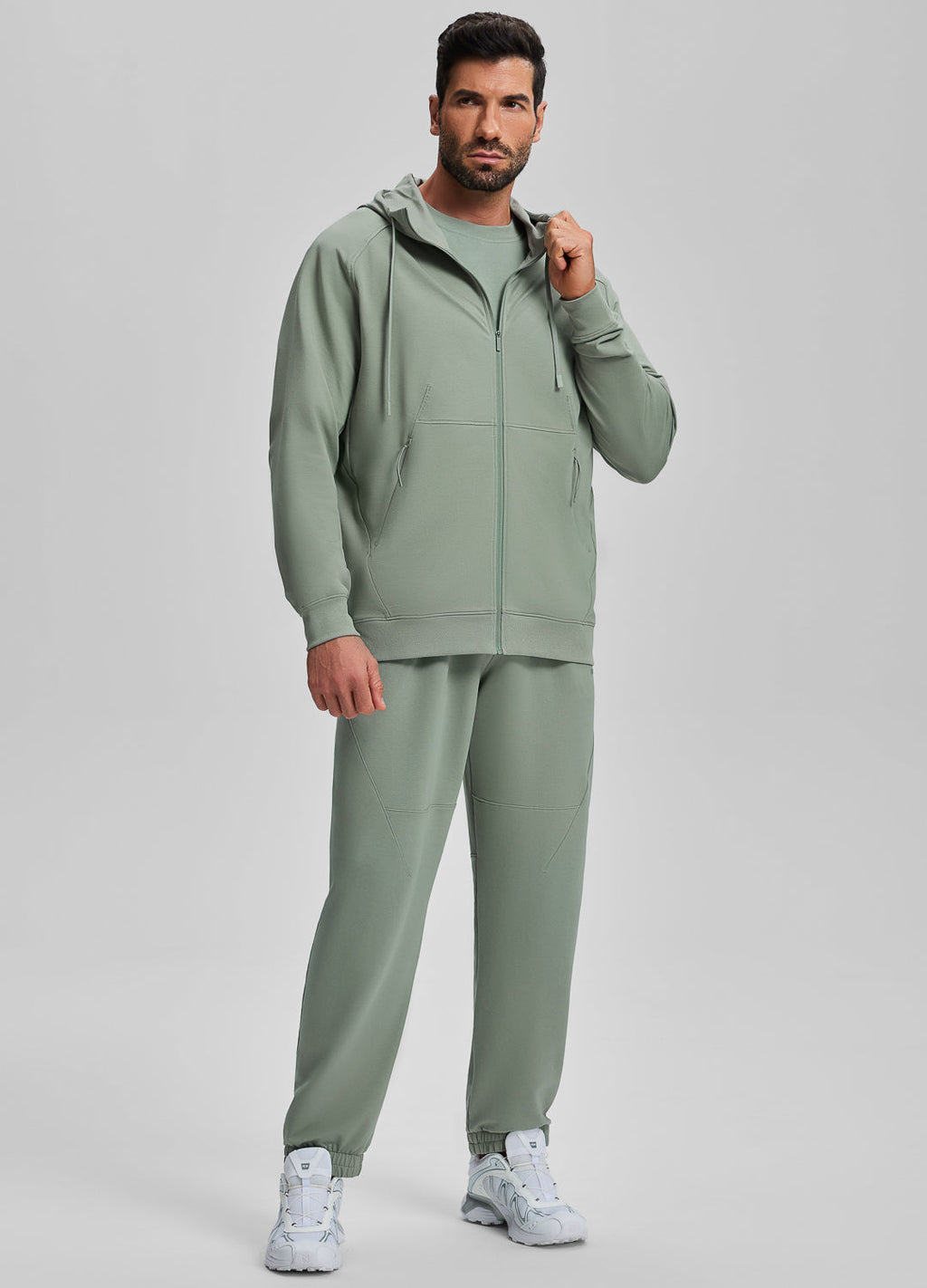 Sweat à capuche zippé