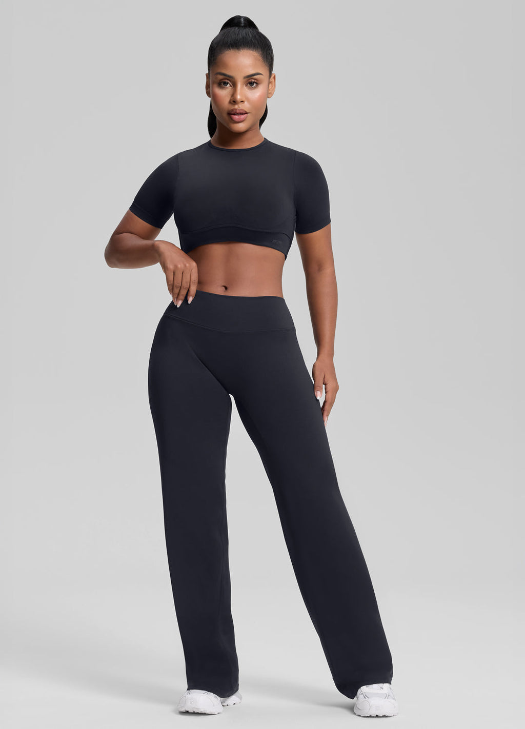 Pantalon Droit Fluide Extensible Doux Anti-Transpiration