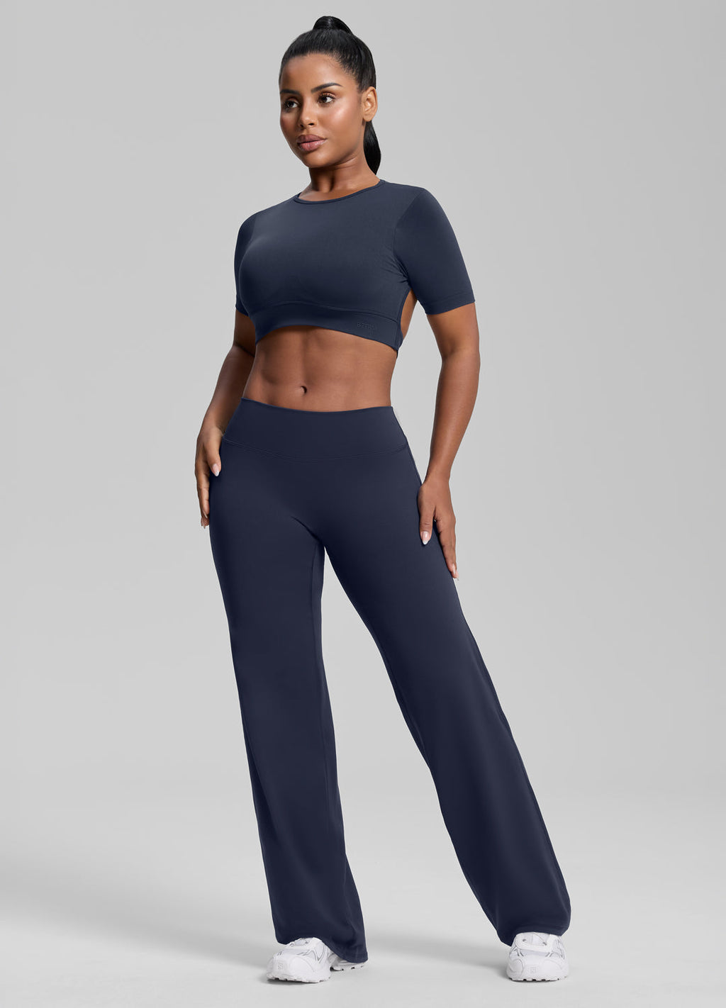 Pantalon Fluide à Jambes Droites, Extensible, Doux et Anti-Transpirant