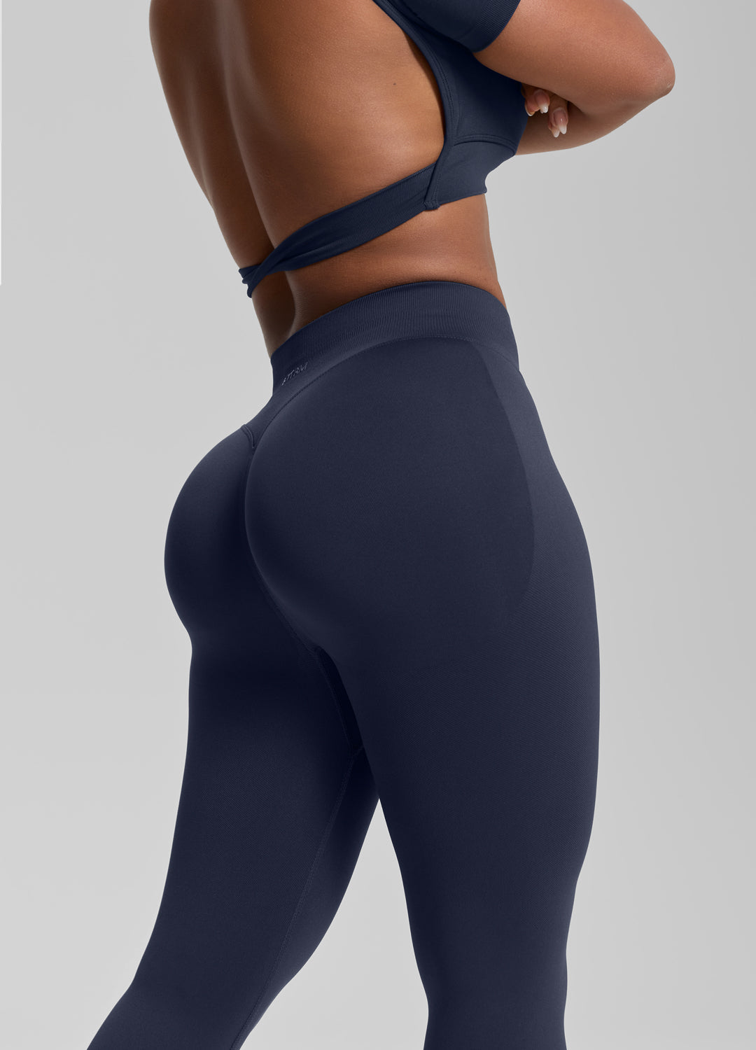 Legging de sport taille haute gainant contrôle ventre effet push-up fessier